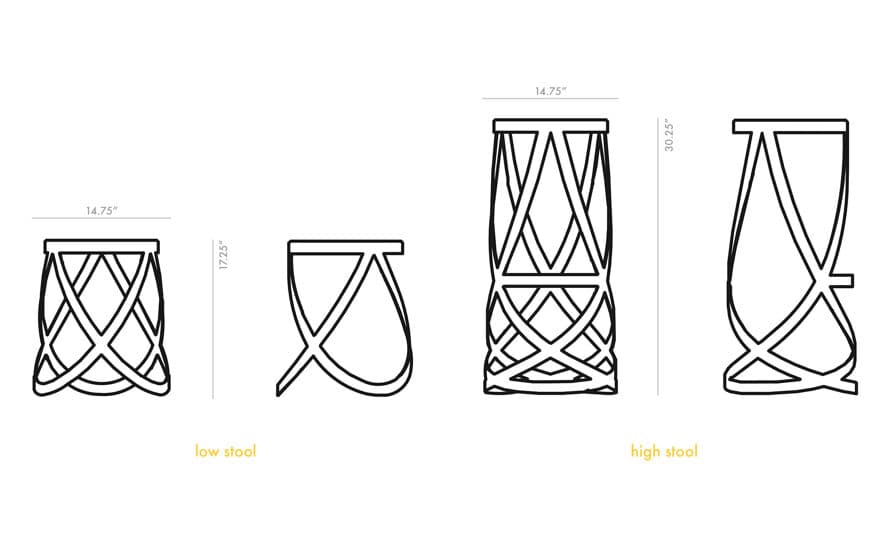 Ribbon Stool