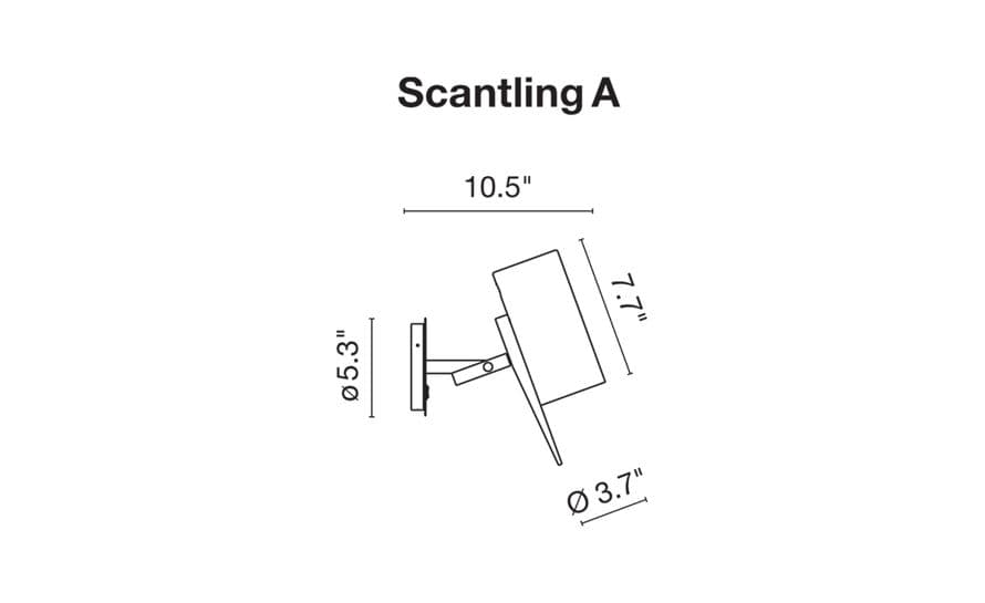 scantling a wall lamp