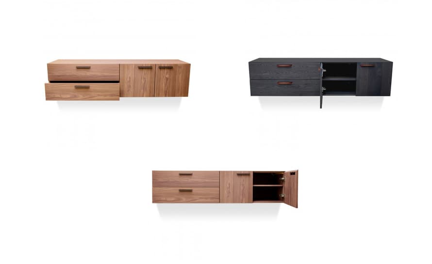 shale 2 door / 2 drawer wall mounted cabinet