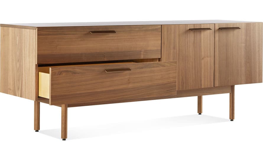 shale 2 drawer / 2 door dresser