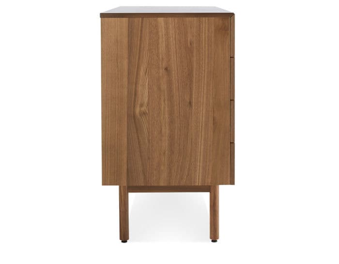 shale 4 drawer / 1 door credenza