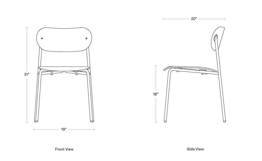 sidebyside dining chair
