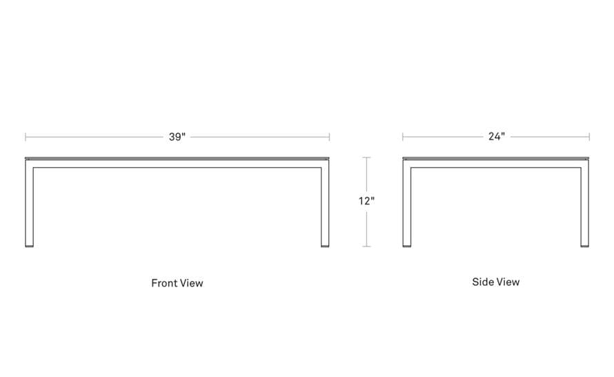 skiff outdoor coffee table