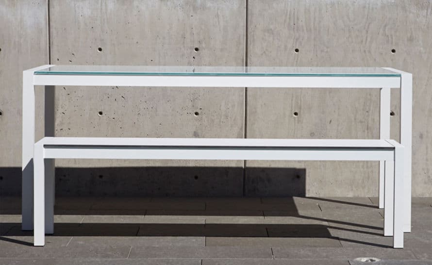 skiff outdoor bench