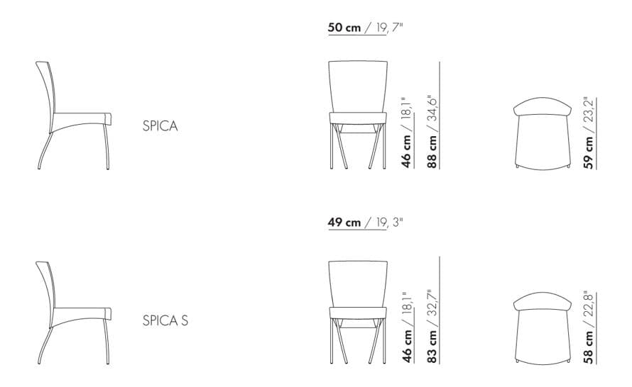 spica dining chair