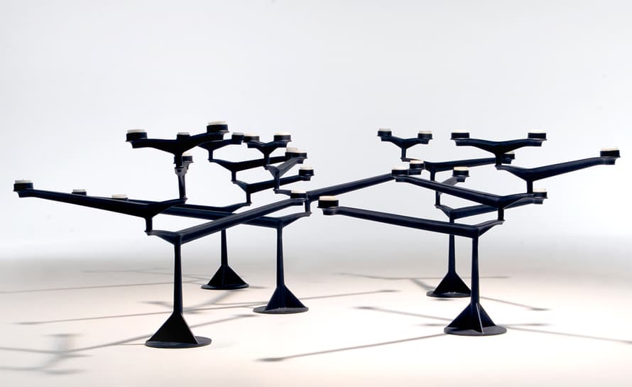 spin table candelabra