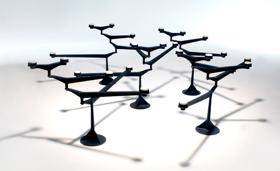 spin table candelabra