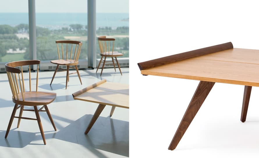 nakashima splay-leg table