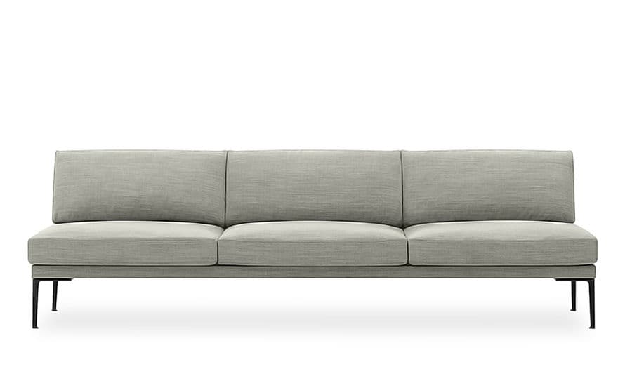steeve three seat sofa without arms