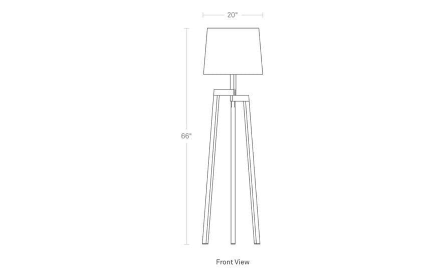 stilt floor lamp