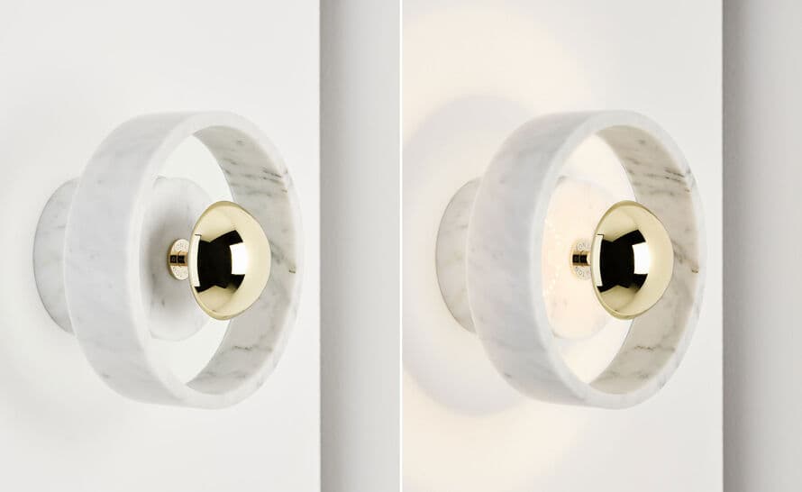 stone wall light