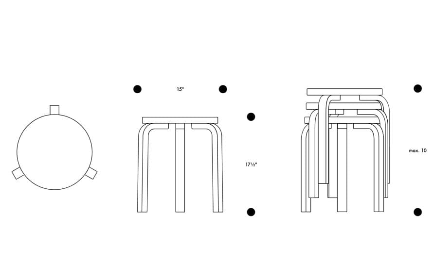 alvar aalto stool 60