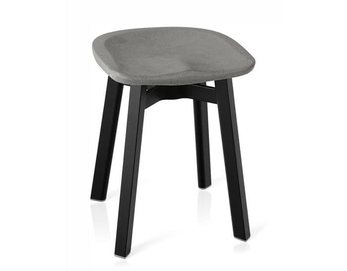 su small stool with eco concrete seat