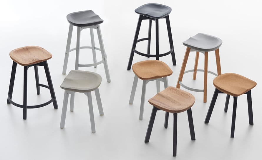 su stool with concrete seat