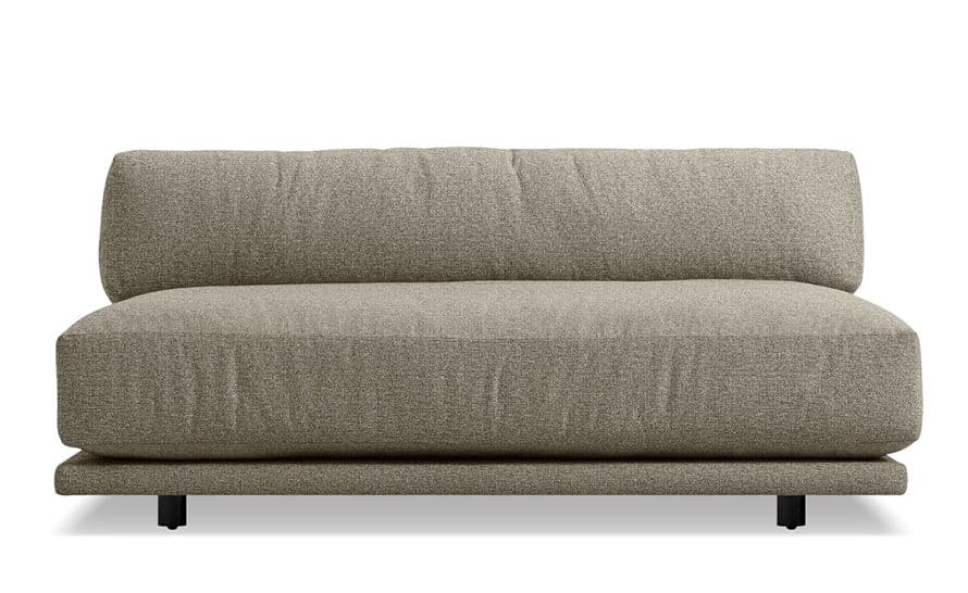 sunday armless sofa
