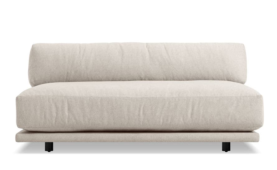 sunday armless sofa