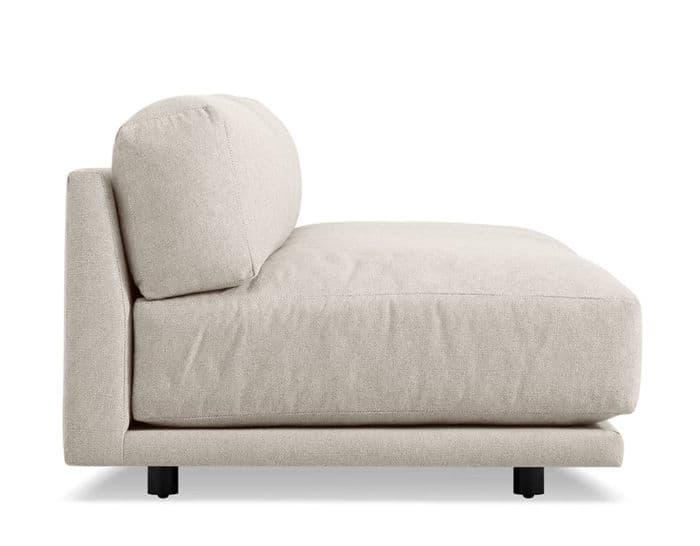 sunday armless sofa