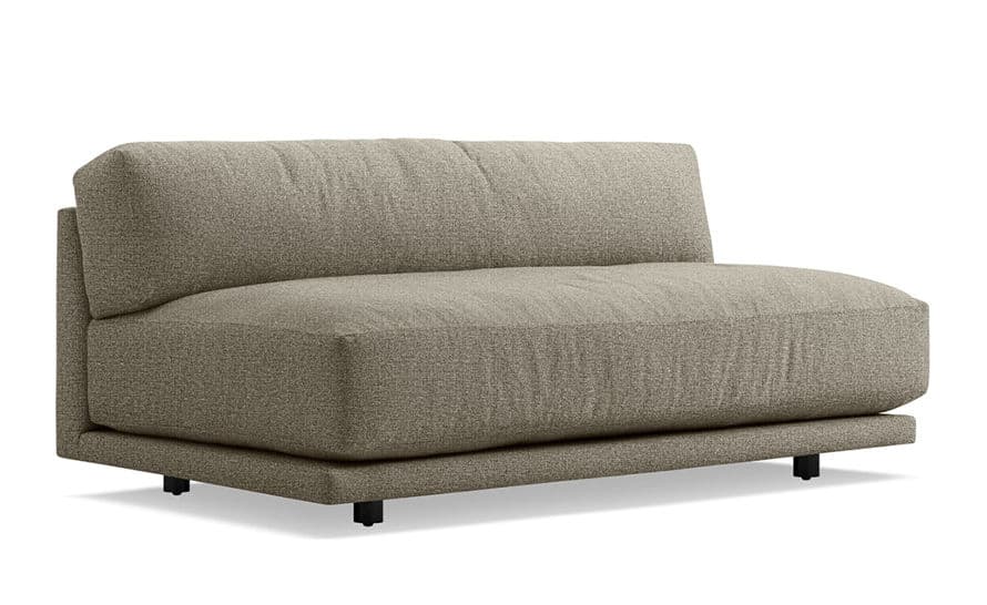 sunday armless sofa