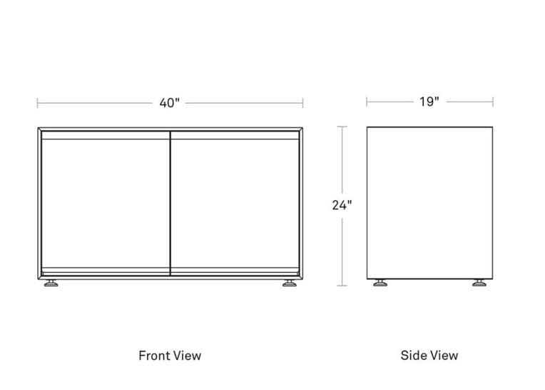 superchoice 2 door credenza