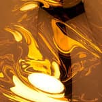 melt cone fat table - gold