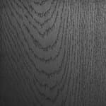 blackened ash