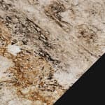 27.6" diameter - rippled beige top / black base