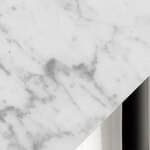 carrara top / chrome base