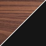 walnut top - 870 finish / matte black base