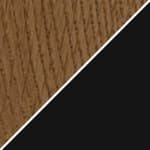 oak top - 870 finish / matte black base