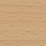 beech, lacquered