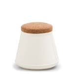 5.5" height / 5.5" diameter - gloss natural white
