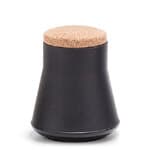 6.9" height / 5.5" diameter - matte black