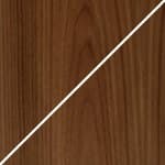 oak stained dark walnut base & top