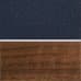 walnut / toohey navy upholstery