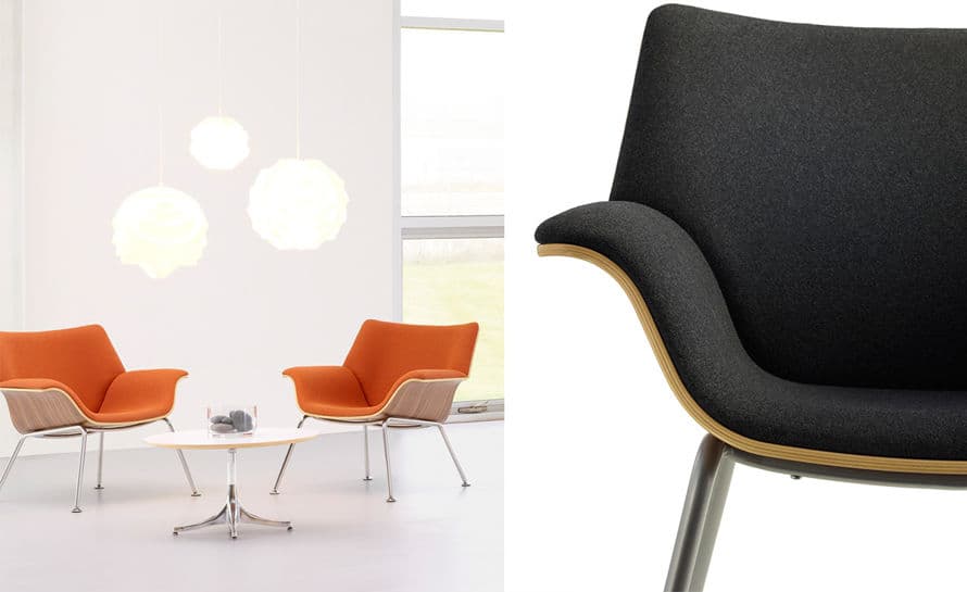 swoop plywood lounge chair