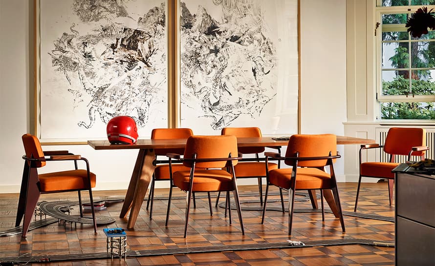 prouv&eacute; table solvay