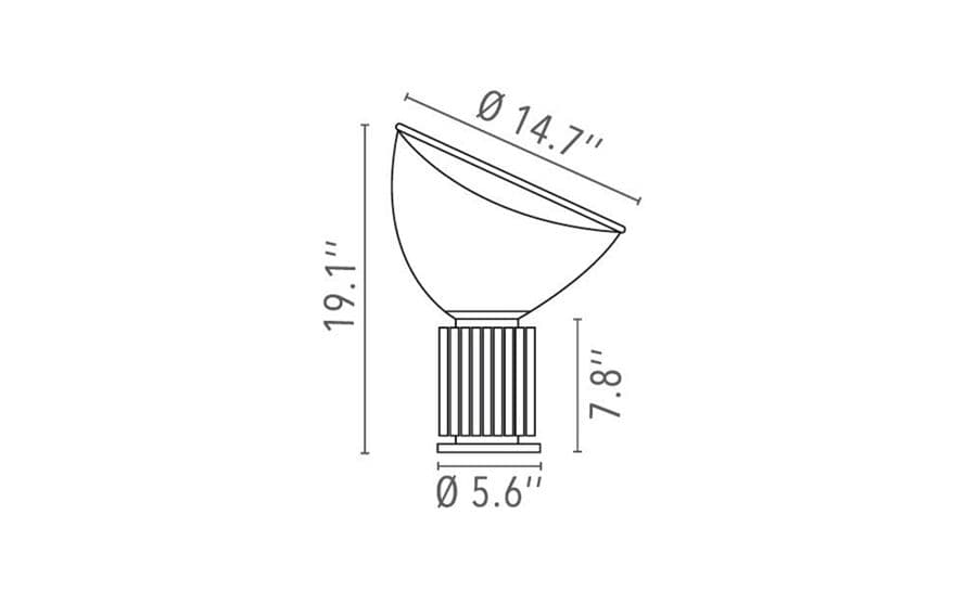 taccia small led table lamp