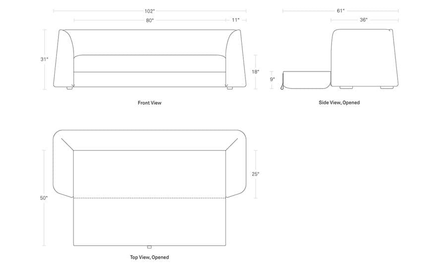 thataway sleeper sofa