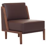 throne lounge chair 269 with upholstery