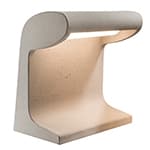 corbusier borne beton lamp
