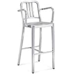 emeco navy stool with arms