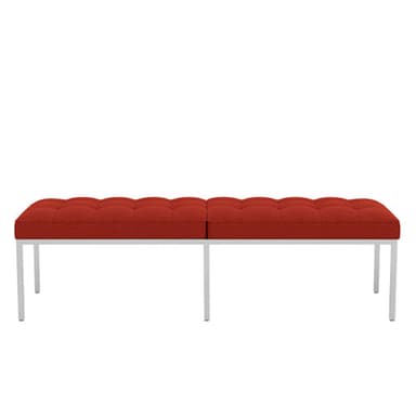 florence knoll three seat bench