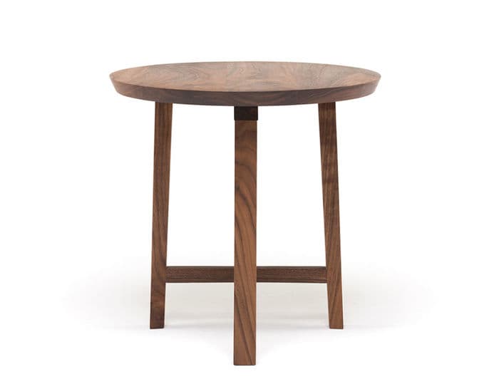 trio side table with wood top 754s