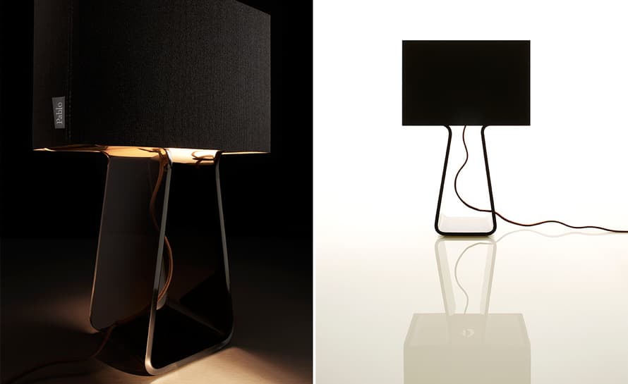 tube top table lamp