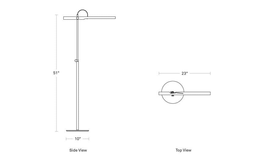 type a task floor lamp