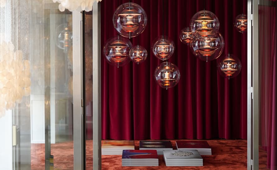 verner panton vp globe suspension lamp