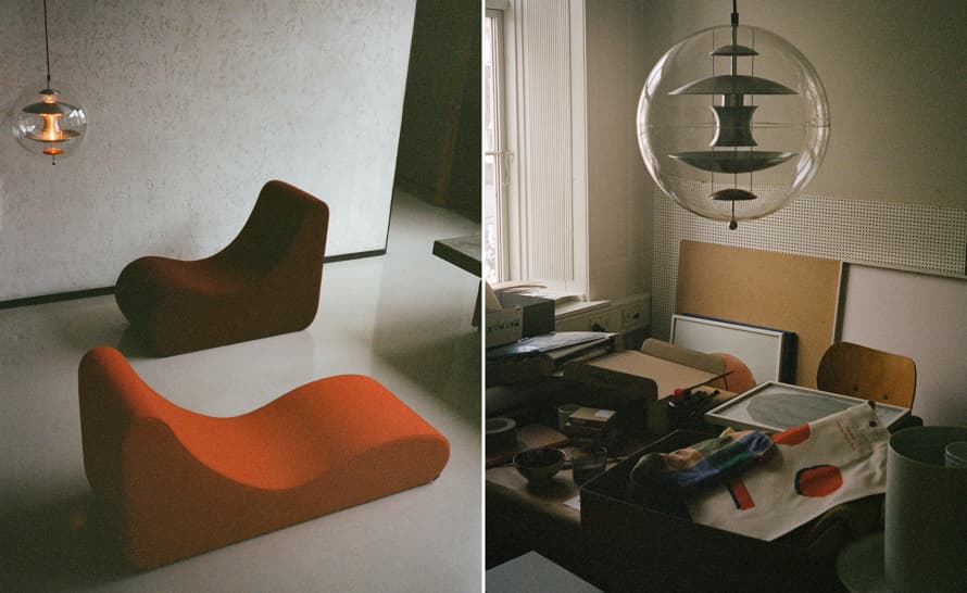 verner panton vp globe suspension lamp