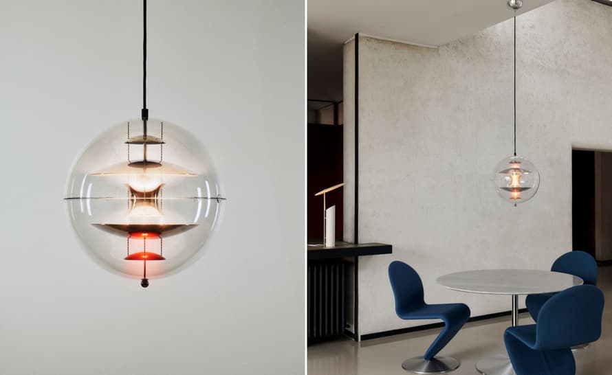 verner panton vp globe suspension lamp