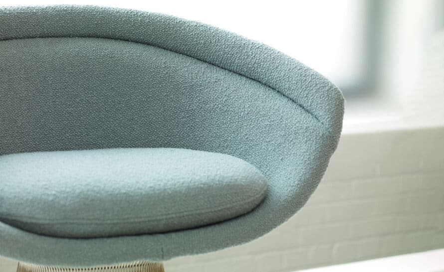 platner gold plated lounge chair