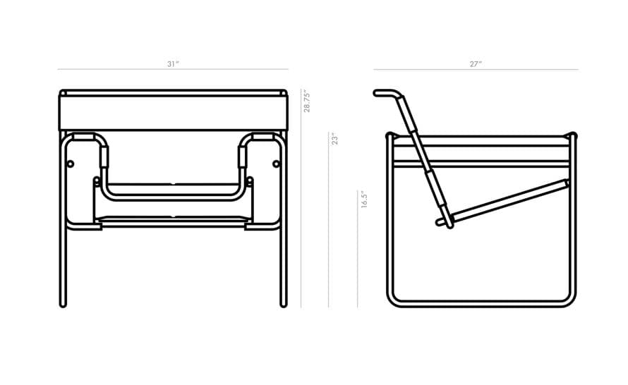 wassily lounge chair